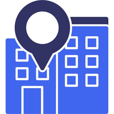 Harita. Web simgesi basit illüstrasyon