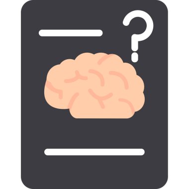 Beyin vektör simgesi