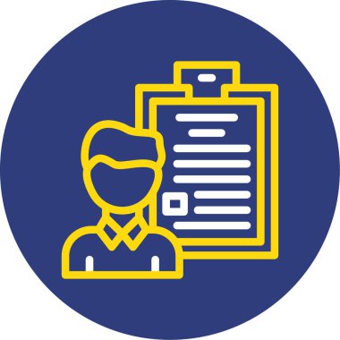 Dosya simgesinin vektör illüstrasyonu