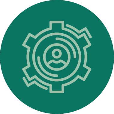 Projeniz için vektör ayarı simgesi