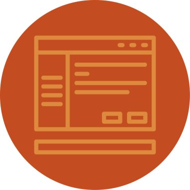 Seo simgesinin vektör illüstrasyonu