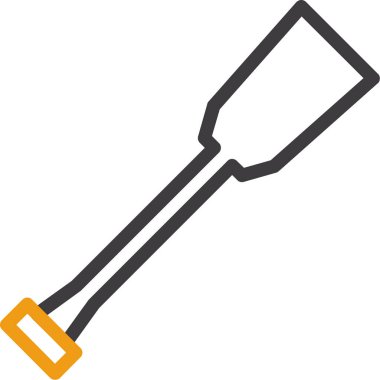 Bahçe tırmık simgesi vektör illüstrasyonu