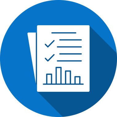 Belge. Web simgesi basit illüstrasyon