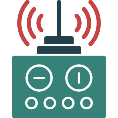 radyo sinyali vektör simgesi