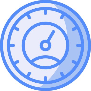 Moda tasarımı izole edilmiş arkaplanda ometre göstergesi simgesi