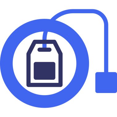 Kahve poşeti. Basit tasarım