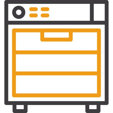 sunucu vektör simgesi modern illüstrasyon