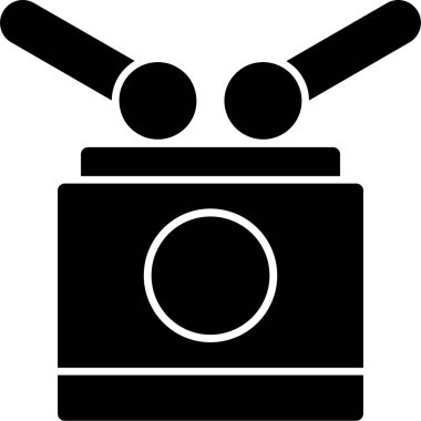 Kamera. Web simgesi basit illüstrasyon