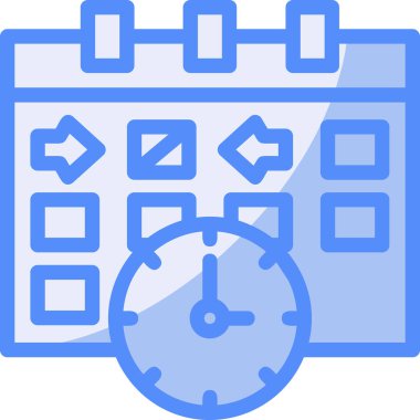 zaman yönetimi takvim simgesi