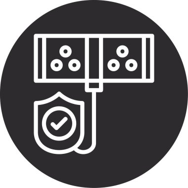 Modern simgenin vektör illüstrasyonu