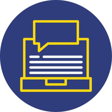 dizüstü bilgisayar simgesi, vektör illüstrasyonu