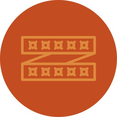 Tek bir simgenin vektör illüstrasyonu