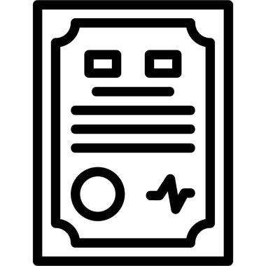 Belge simgesi, özet biçimi