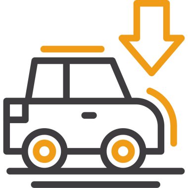 Taksiyle. Web simgesi basit illüstrasyon