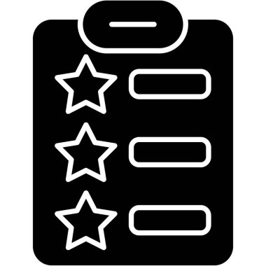 yıldız simgesi vektör illüstrasyonu