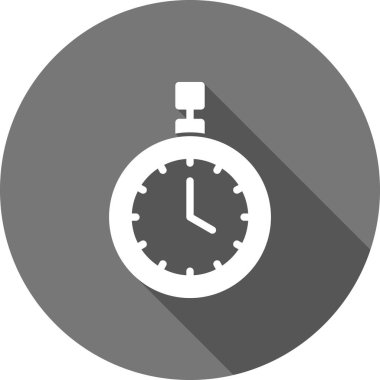 Alarm saat simgesi katı biçiminde