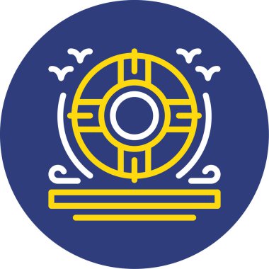 Güzel bir arkaplanın vektör çizimi