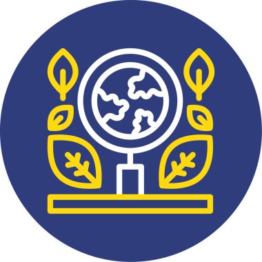 Dünya Küresi. Basit illüstrasyon