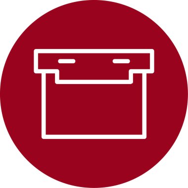 Kırmızı çantalı bir çantanın vektör çizimi