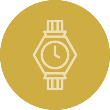 Saat simgesi vektör illüstrasyonu