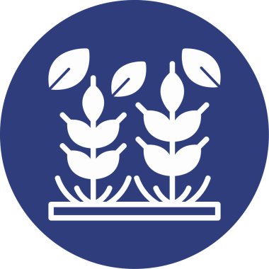 Bitki. Web simgesi basit tasarım