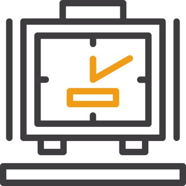 dizüstü bilgisayar simgesi. özet vektör illüstrasyonu