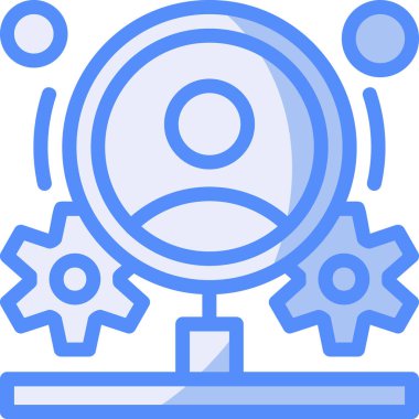 Vites ayarı simgesi vektör çizimi