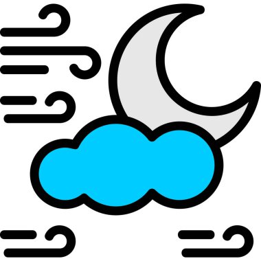 Ay. Web simgesi basit tasarım