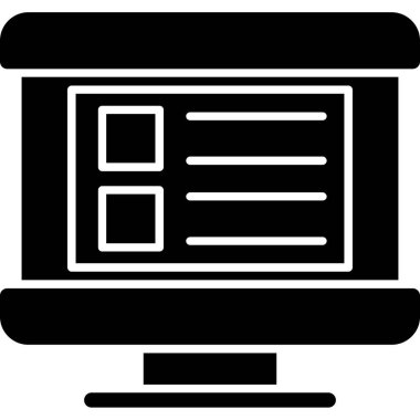 Elektronik aygıtlardaki bilgisayar izleme simgesi