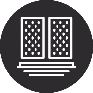 Modern evin vektör simgesi