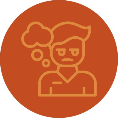 İnsan simgesinin vektör illüstrasyonu