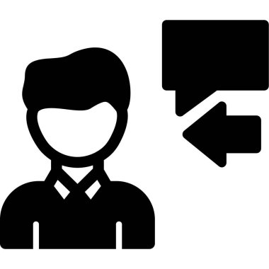 çağrı merkezi müşteri simgesi, vektör illüstrasyonu