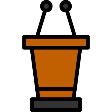 Komutanım. Web simgesi basit tasarım