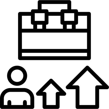 Otel simgesi vektör illüstrasyonu