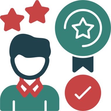 derecelendirme yıldızı düz simgesi