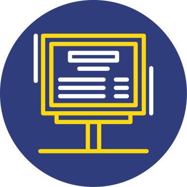 seo modern simgesinin vektör illüstrasyonu