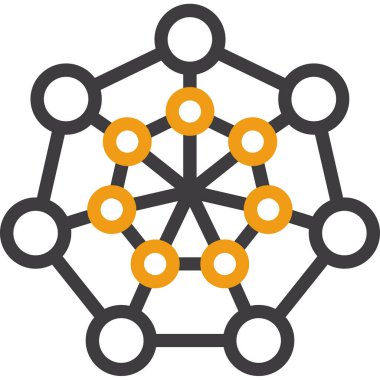 ağ bağlantı vektörü simgesi