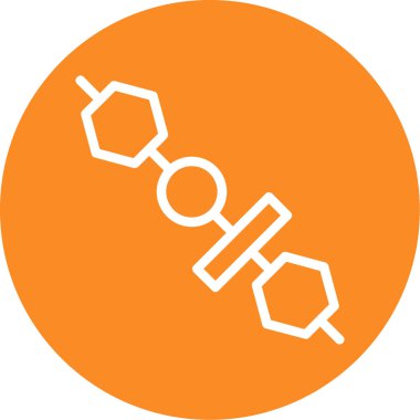 Molekül simgesi vektör illüstrasyonu