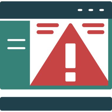 Ünlem işareti. Web simgesi