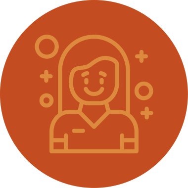 Vektör Avatar Simgesi illüstrasyonu