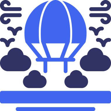 Balon. Web simgesi basit tasarım