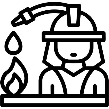 İtfaiyeci ateş ikonu