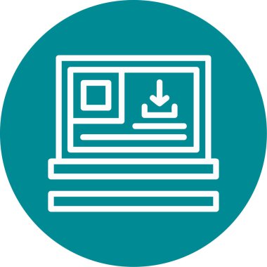 seo modern simgesinin vektör illüstrasyonu