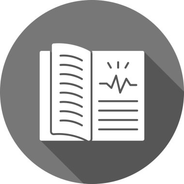 kitap vektörü simgesi modern illüstrasyon