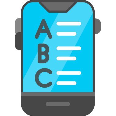 - Telefon. Web simgesi basit illüstrasyon