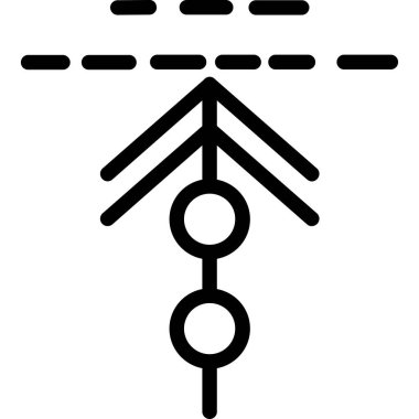 devre kartı simgesi, vektör illüstrasyonu