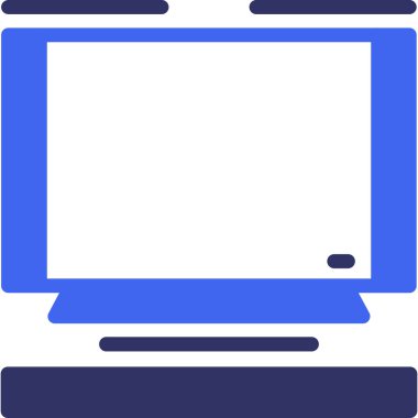 Bilgisayar simgesinin vektör illüstrasyonu