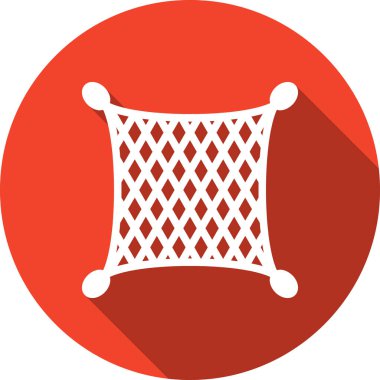 Örgü eşarp. vektör illüstrasyonu