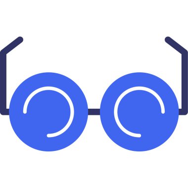 gözlük ikonu vektör illüstrasyonu