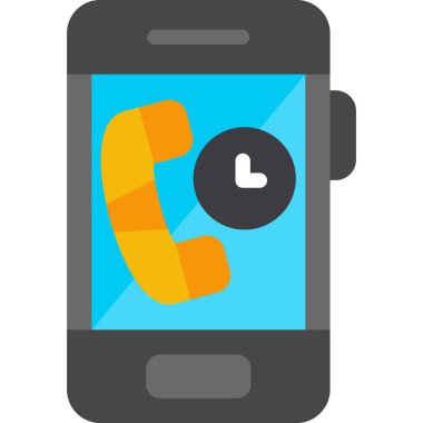 - Telefon. Web simgesi basit illüstrasyon